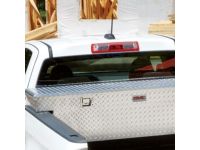 GM 23283433 Cross Bed Aluminum Tool Box with Bowtie and GMC Logo GM 23283433 Cross Bed Aluminum Tool Box with Bowtie and GMC Logo