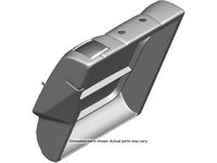 GM 42848631 Rear Seat Back Cover Assembly Black