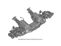 GM 84950688 Exhaust Muffler Assembly With Exhaust Pipe GM 84950688 Exhaust Muffler Assembly With Exhaust Pipe