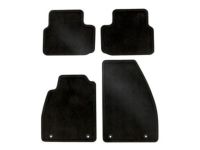 GM 22857650 Front and Rear Carpeted Floor Mats in Black