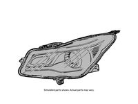 GM 13432980 Headlamp Assembly, (W/O Bulb) GM 13432980 Headlamp Assembly, (W/O Bulb)