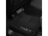GM 17800403 Front Carpeted Floor Mats in Ebony with GMC Logo