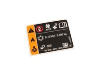 GM 84492906 Label, A/C Refrig & Fan Blade Wrng