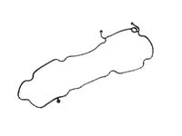 GM 12633134 Gasket, Valve Lifter Oil Upper Manifold GM 12633134 Gasket, Valve Lifter Oil Upper Manifold