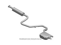 GM 84283172 Exhaust Muffler Assembly With Exhaust Pipe GM 84283172 Exhaust Muffler Assembly With Exhaust Pipe
