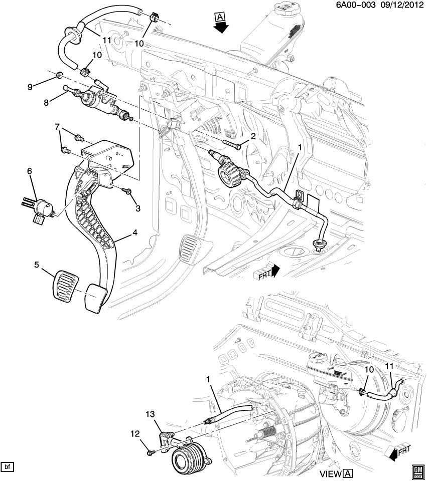GM 11548411 Nut, Poa Service Part Only