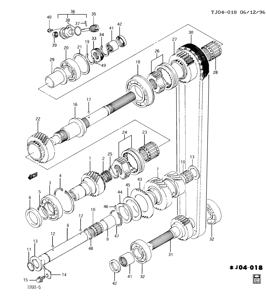 GM 91173680 Sprocket, Transfer Case Front Output Shaft Drive