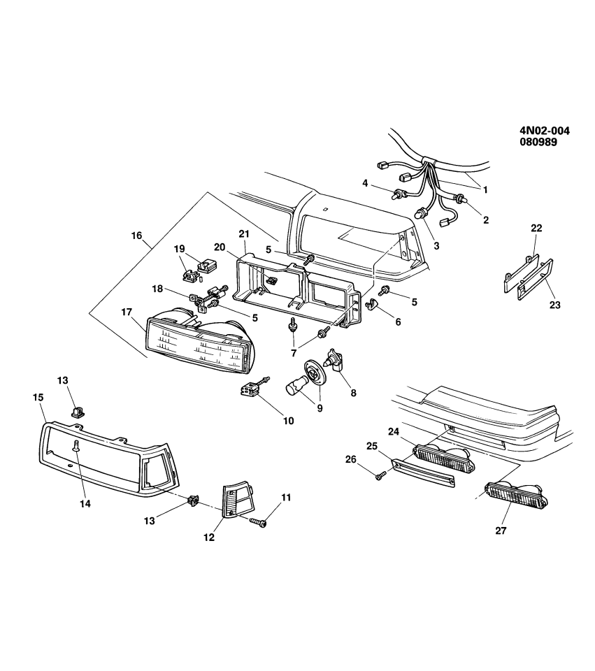 GM 16513167 Bracket, Headlamp Mounting