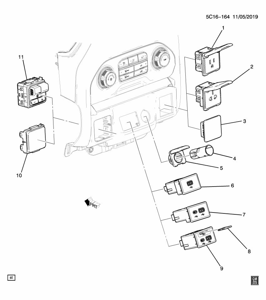 GM 86774018 Card, Navn Data Eccn=7A994