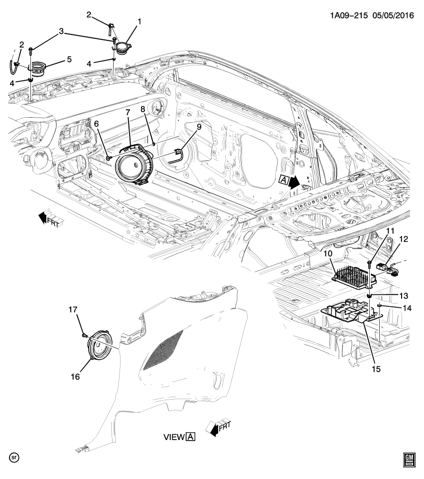 GM 84991337 Amplifier Assembly, Rdo Spkr