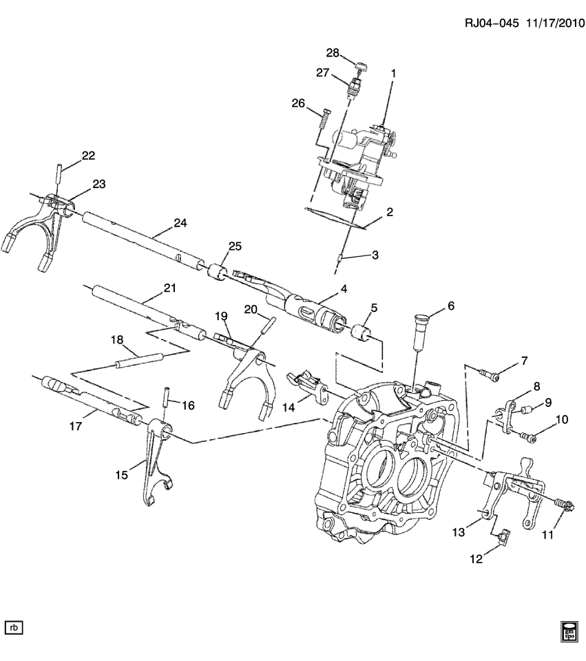 GM 94724819 BLOCK ASM-5TH SHFT