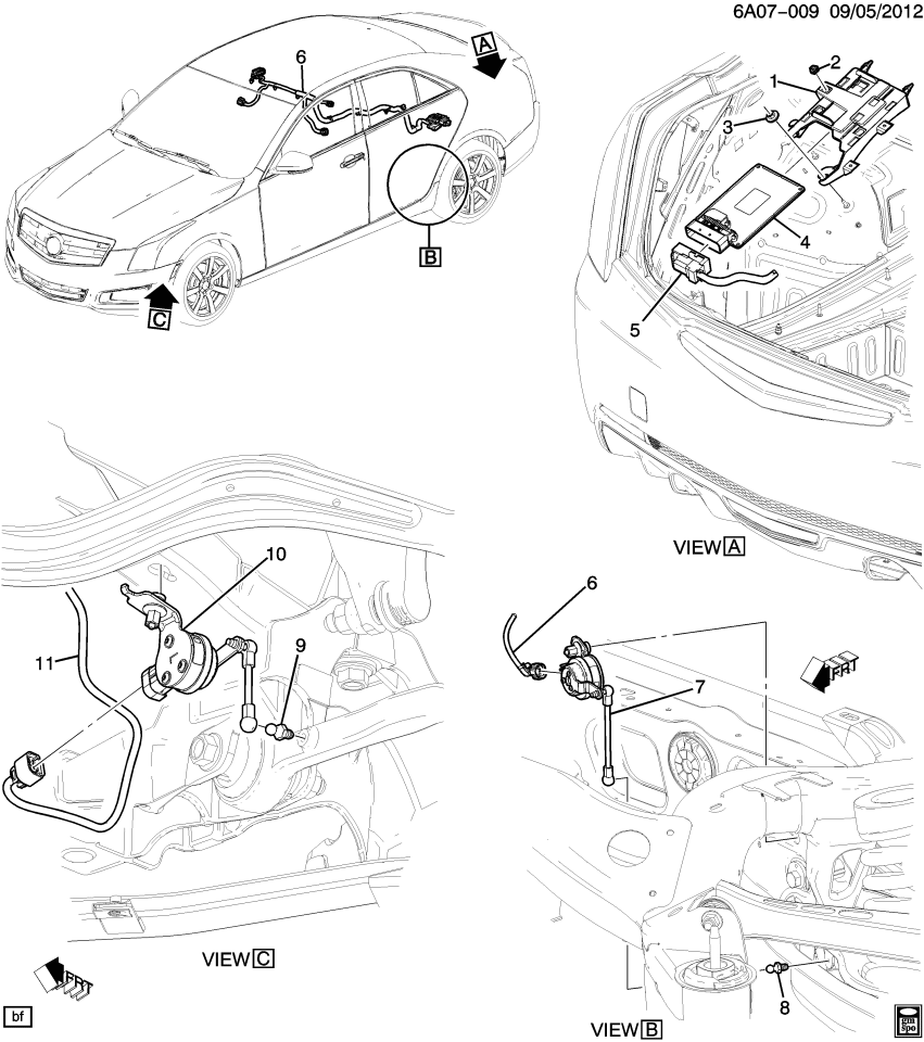 GM 84042343 Harness Assembly, Suspension Actuator Wiring