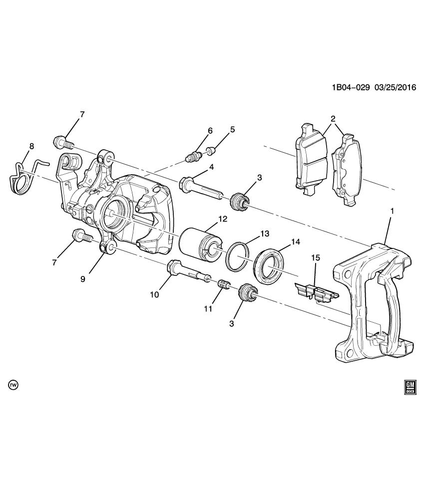 GM 13590526 Spring, Parking Brake Lever Return