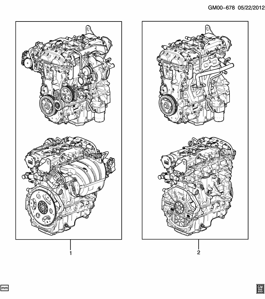 GM 12668831 Engine Assembly, Gasoline (Service)
