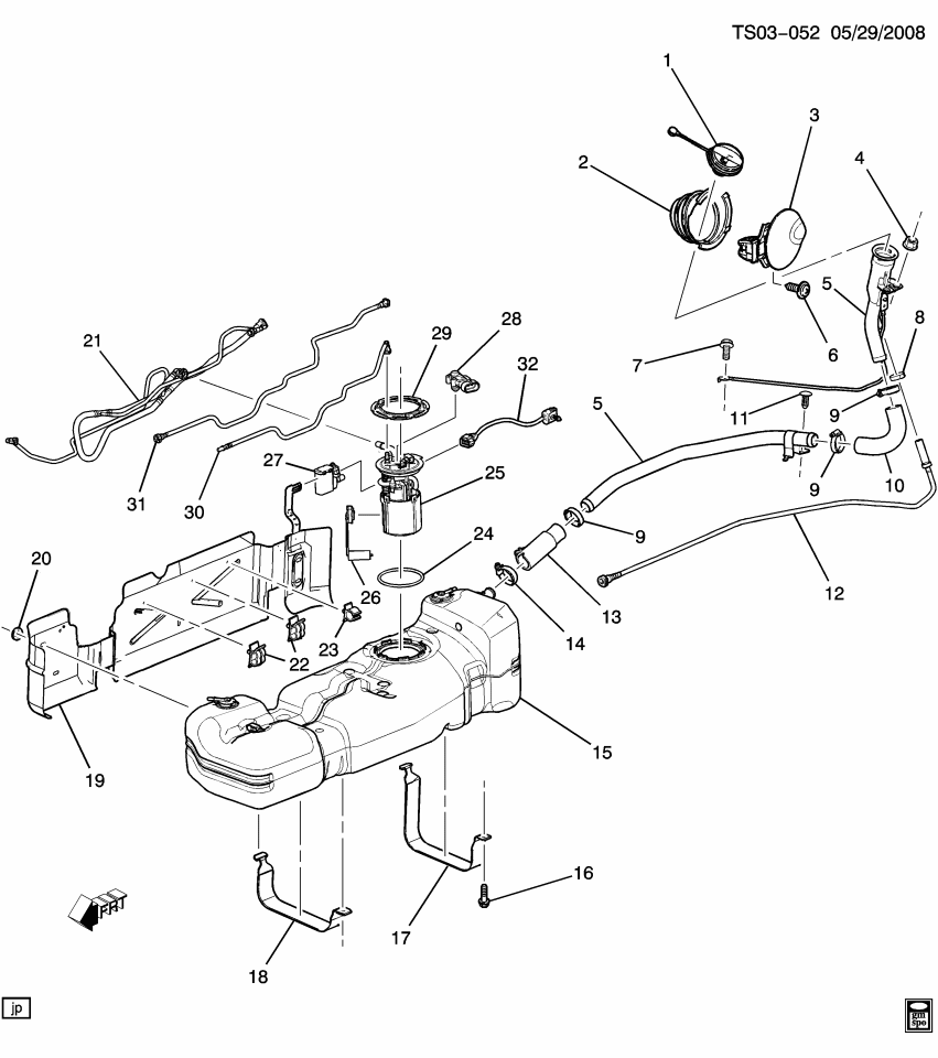 GM 19116567 Harness Asm,Evap Emission Canister Vent Valve Solenoid Jumper Wiring