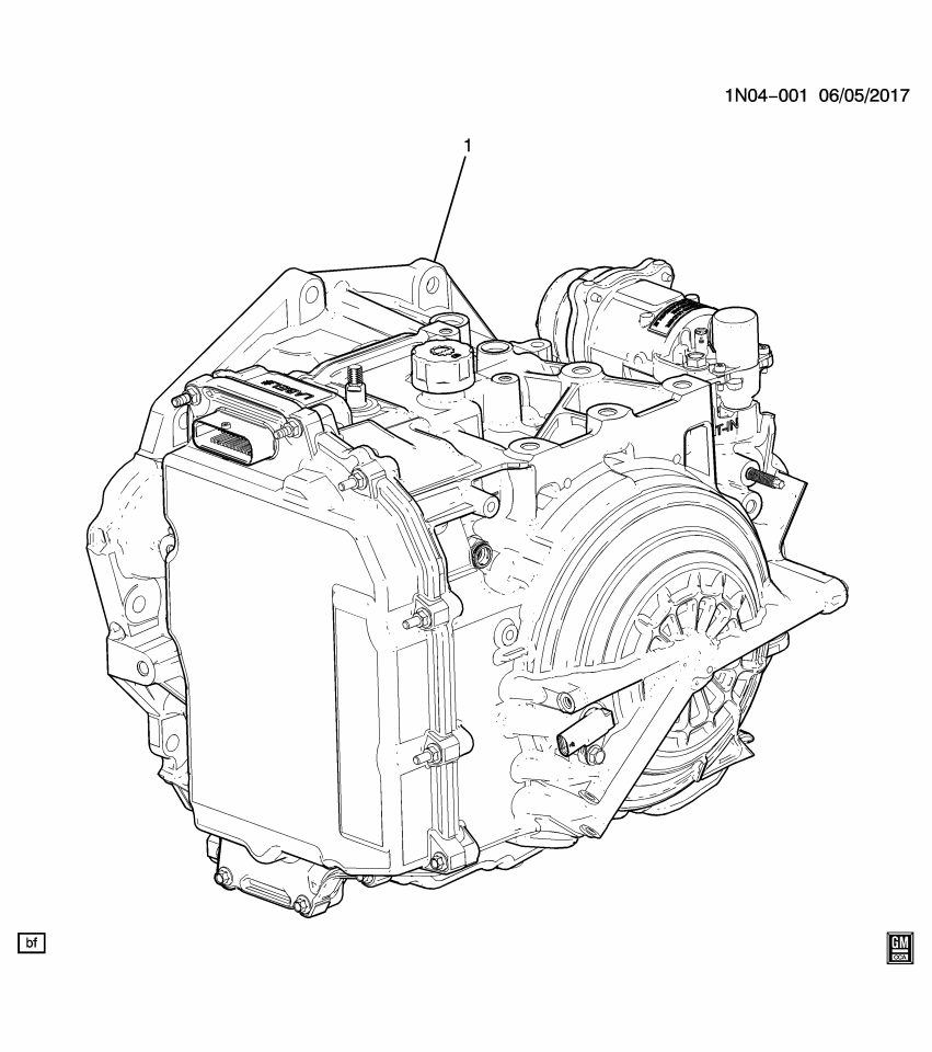 GM 24296141 Transaxle Assembly, Auto 0Jkb (3.49 Ratio) Fwd
