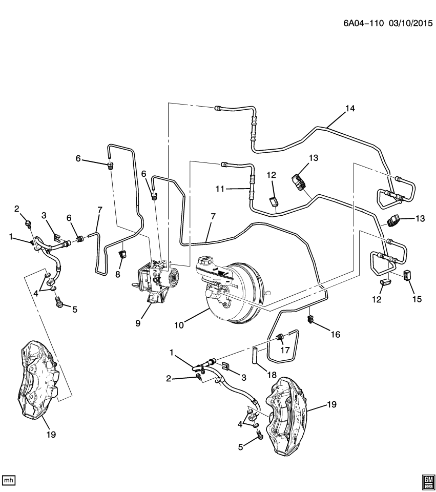 GM 11611650 CLIP,BRK PRESS MOD VLV PIPE