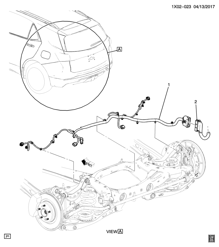 GM 84876242 Harness Assembly, Chas Wrg