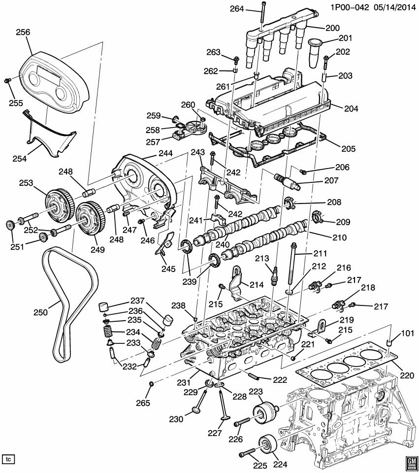GM 55571552 Retainer, Valve Spring
