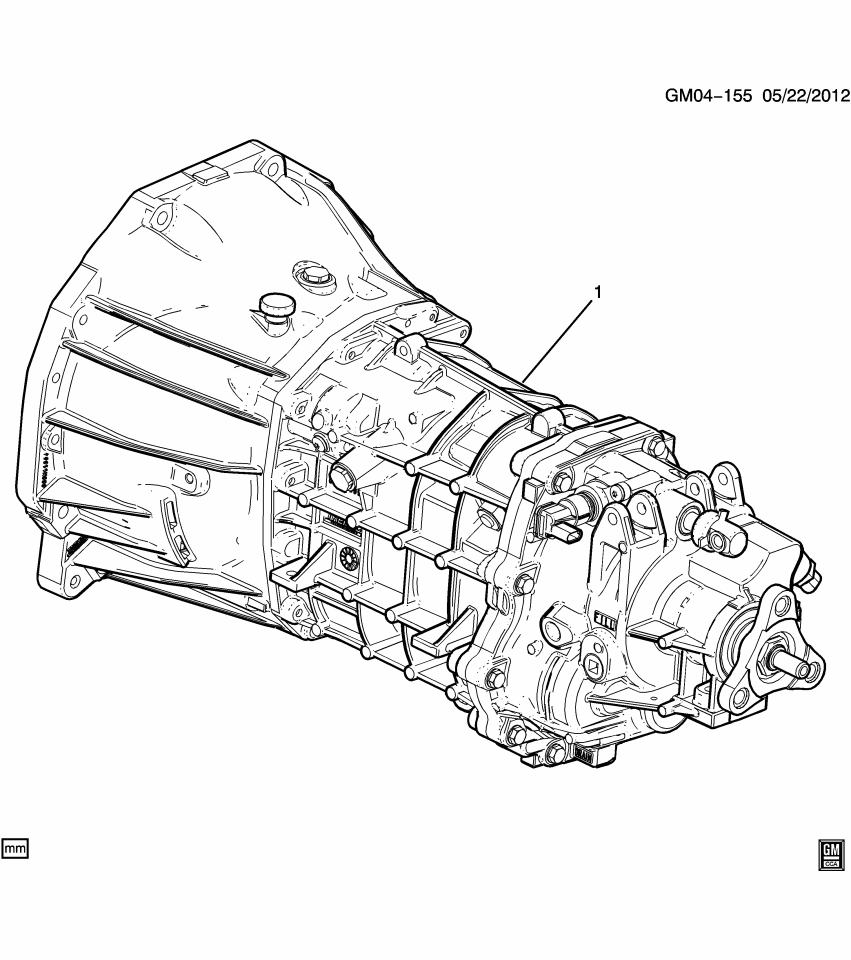 GM 24290308 Transmission Assembly, Man