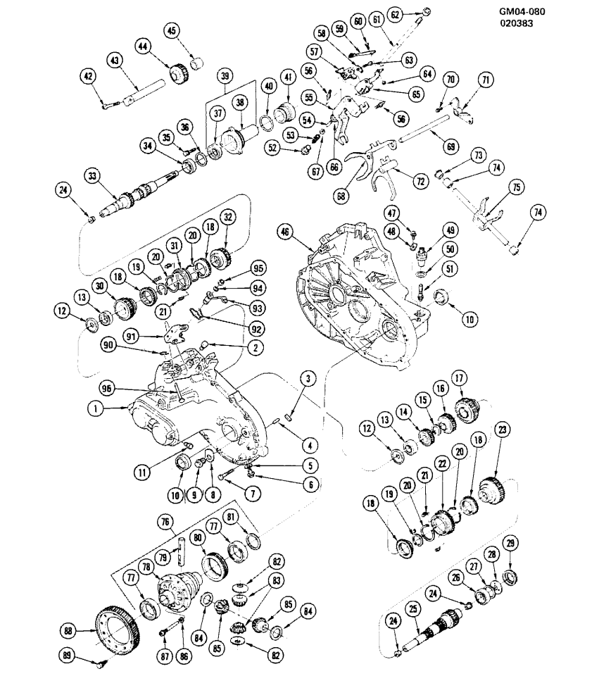 GM 14020834 Retainer,Trans Main Drive Gear Bearing
