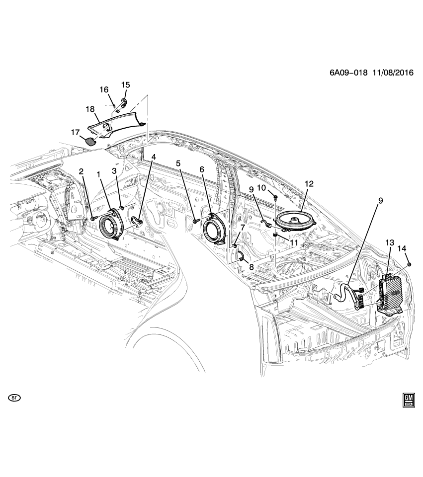 GM 84991359 Amplifier Assembly, Rdo Spkr