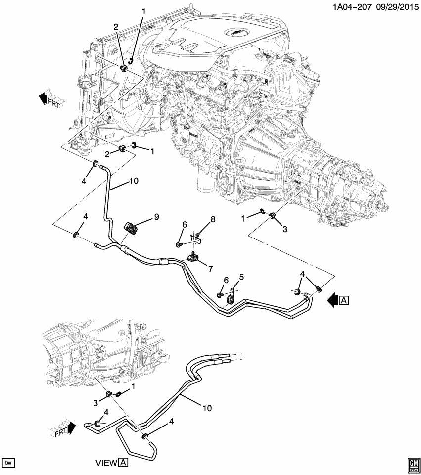 GM 84223924 Bracket Assembly, Trans Fluid Cooler Pipe