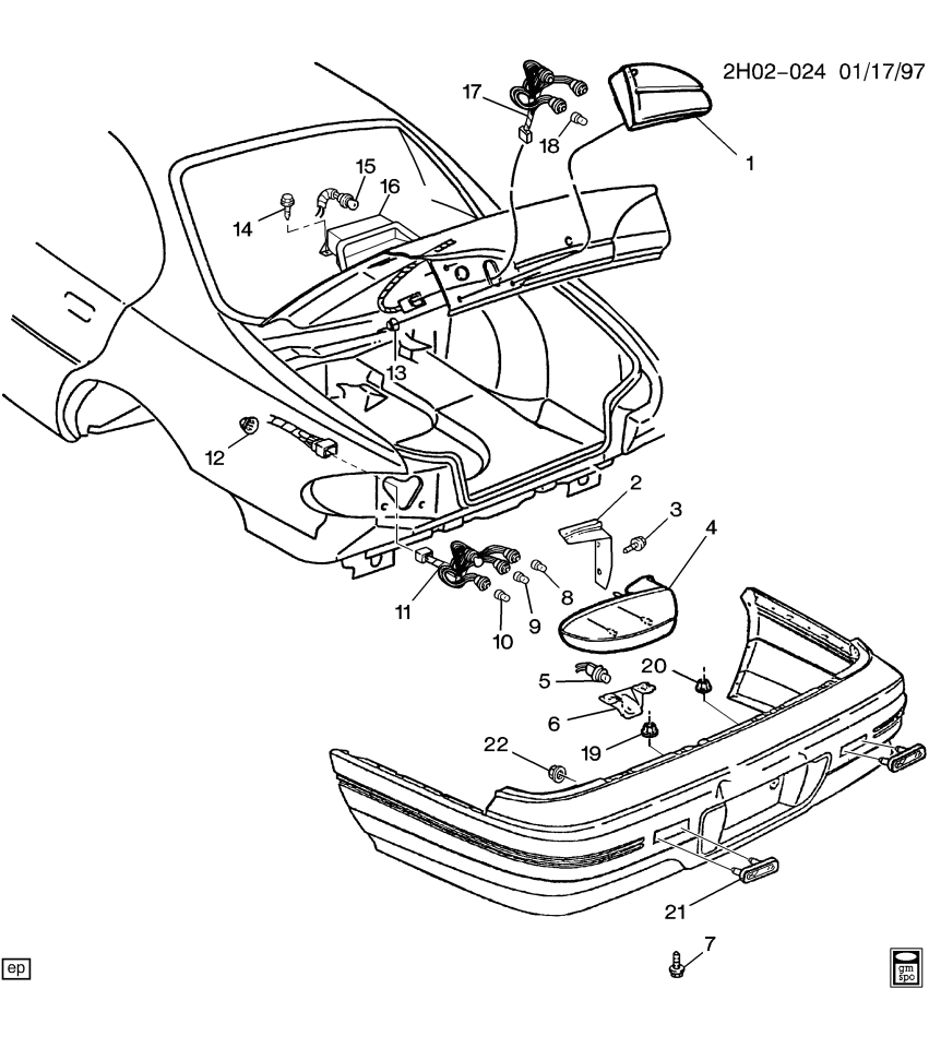 GM 16515384 Harness, B