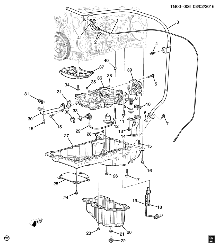 GM 12628145 Pin, Balancer Shaft Housing Locating