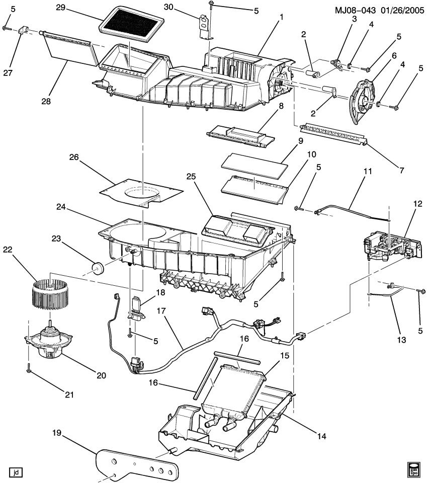 GM 89018249 Lever,Air Inlet Valve