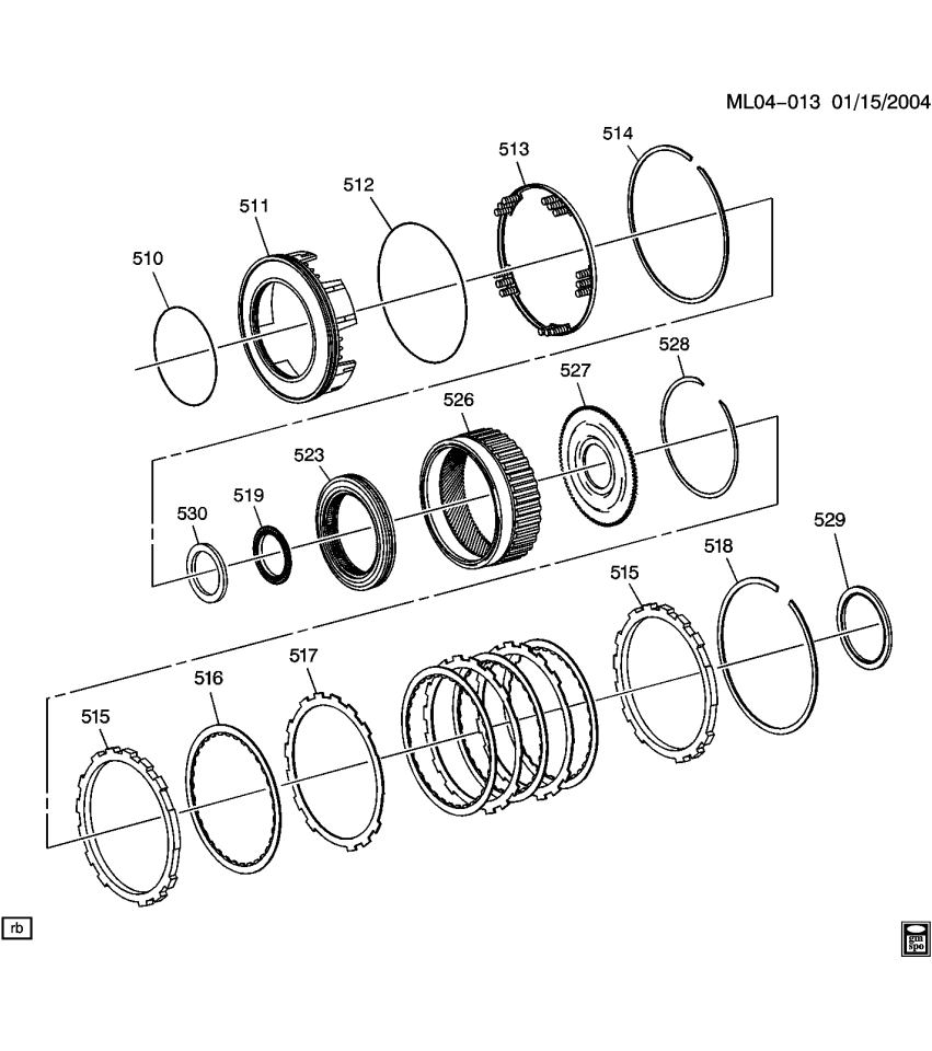 GM 24229807 Gear, Front Internal