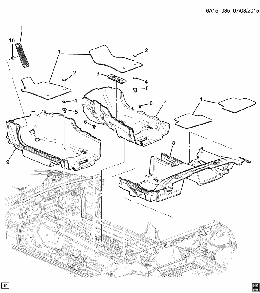 GM 23222227 Cover, Vin Plate Opening Access *Black