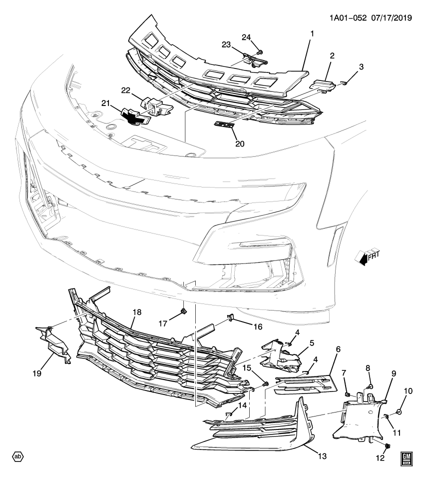 GM 84215540 Cover, Front Grl Opg