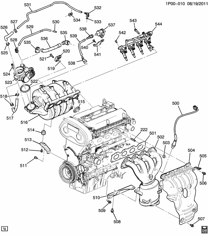 GM 55567454 Pipe, Evap Emission