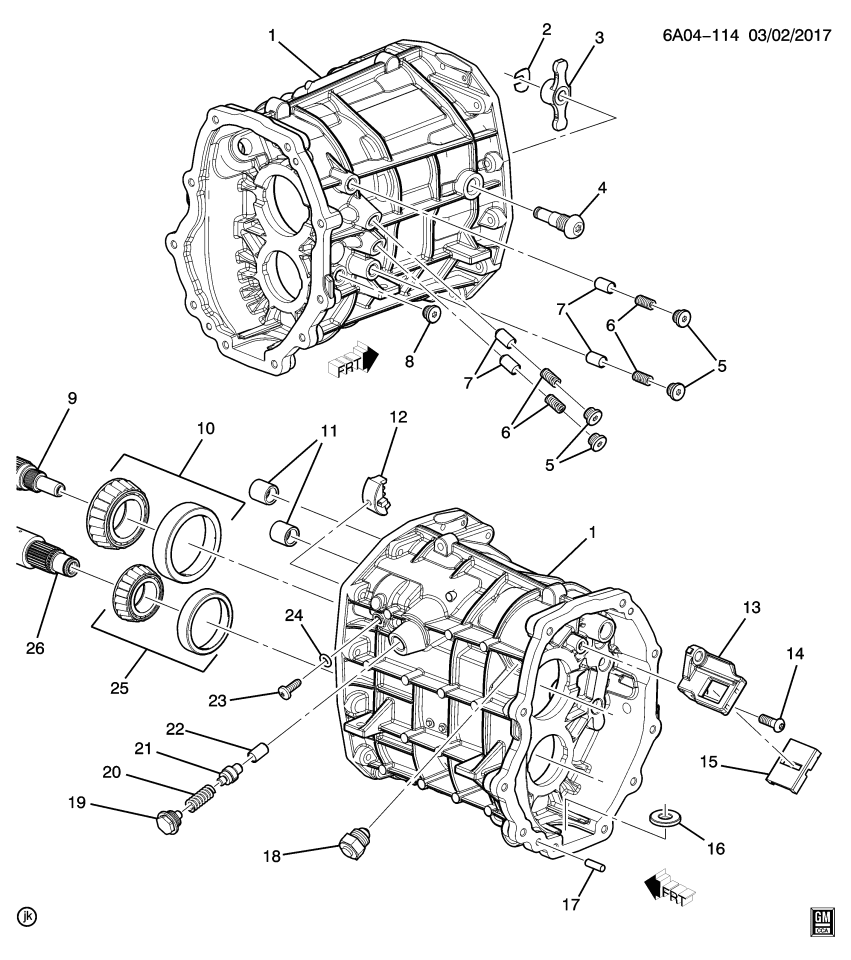 GM 24283196 Detent Assembly, Man Shift
