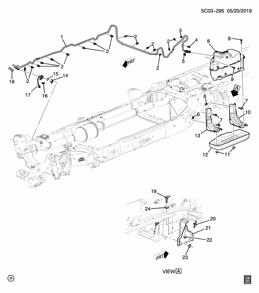 GM 84664910 Bracket Assembly, Emis Rdcn Fluid Tk Supt