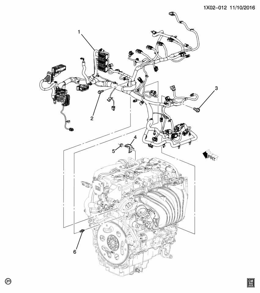 GM 84183574 Bracket Assembly, Engine Wiring Harness (To Engine Side)
