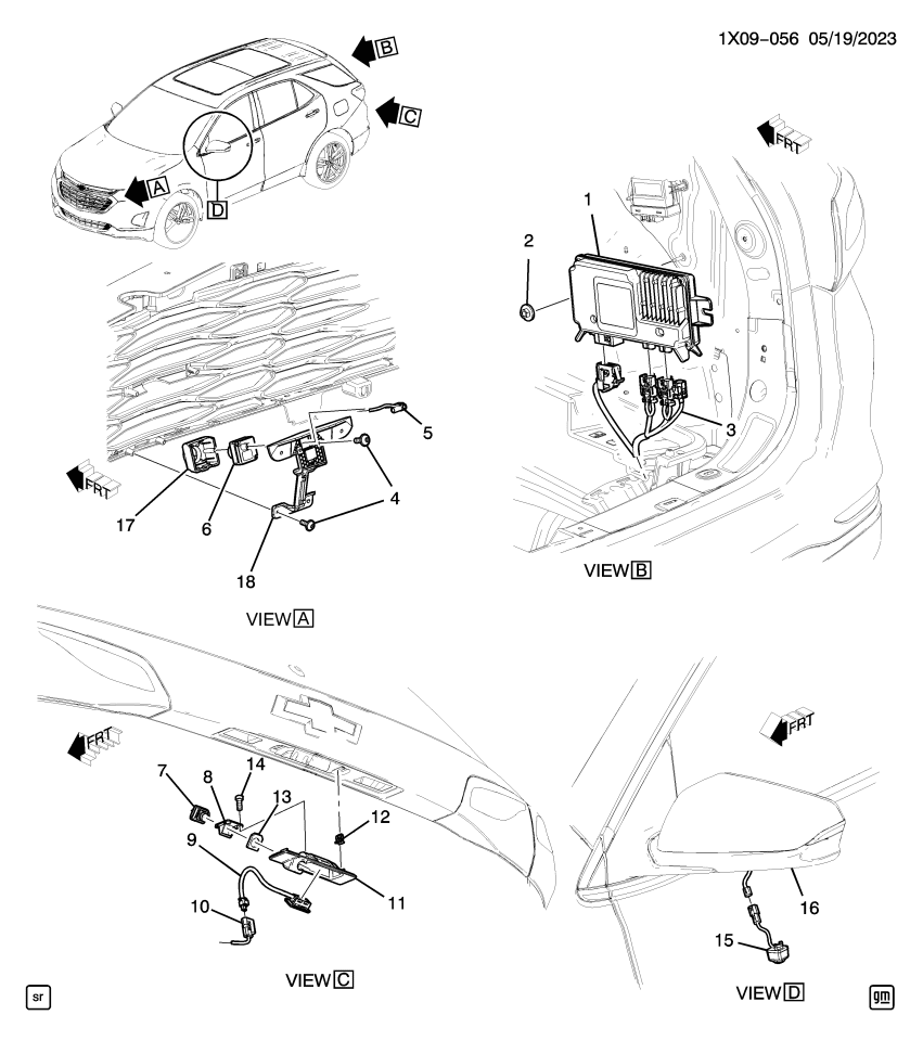 GM 84743886 Bracket Assembly, Fv Drvr Info Camera
