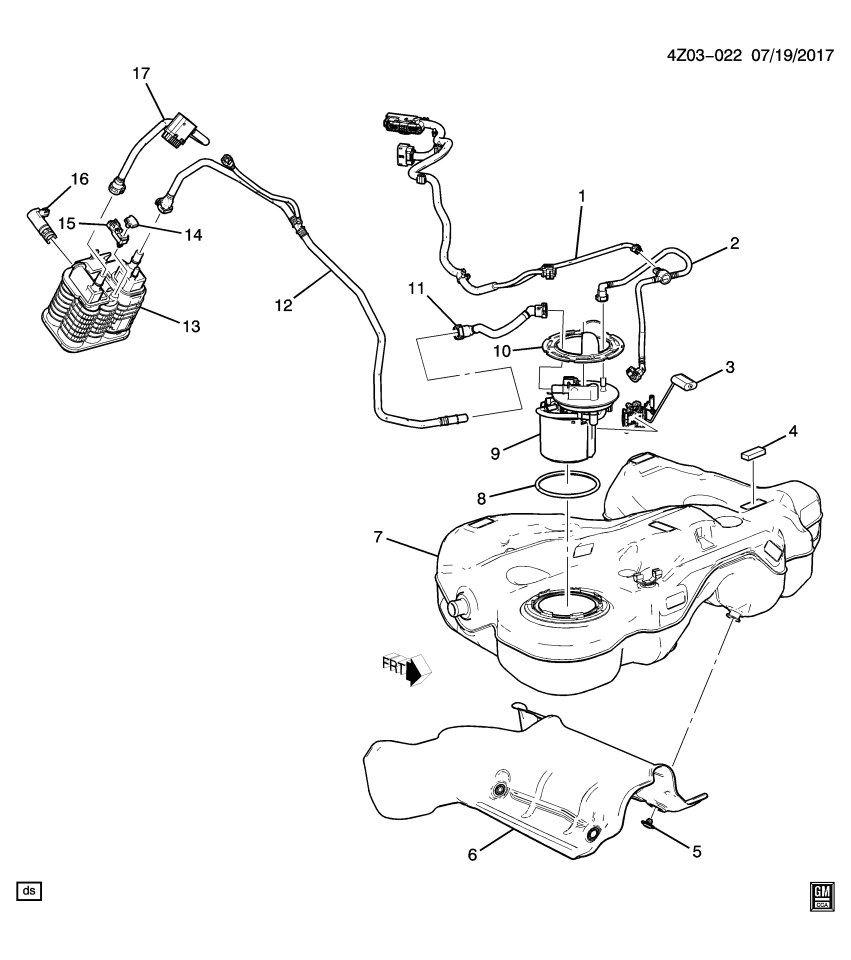 GM 84741482 Harness Assembly, F/Tnk F/Pmp Mdl Wrg