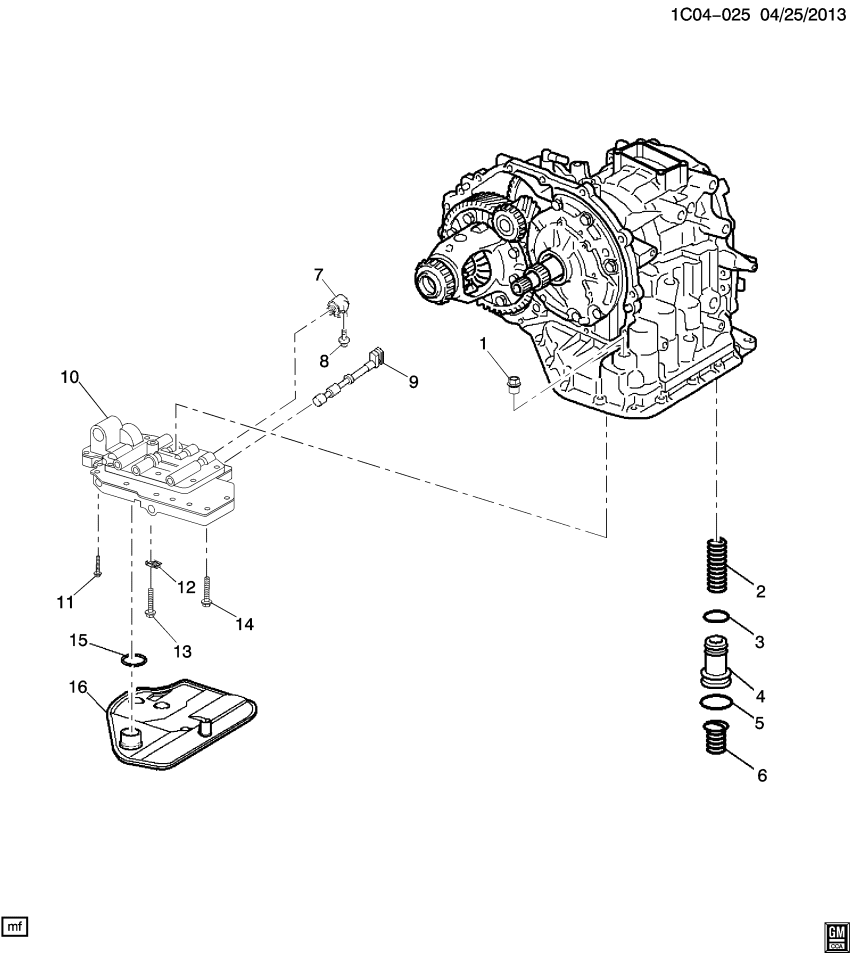 GM 25188308 Valve,A Shift Solenoid