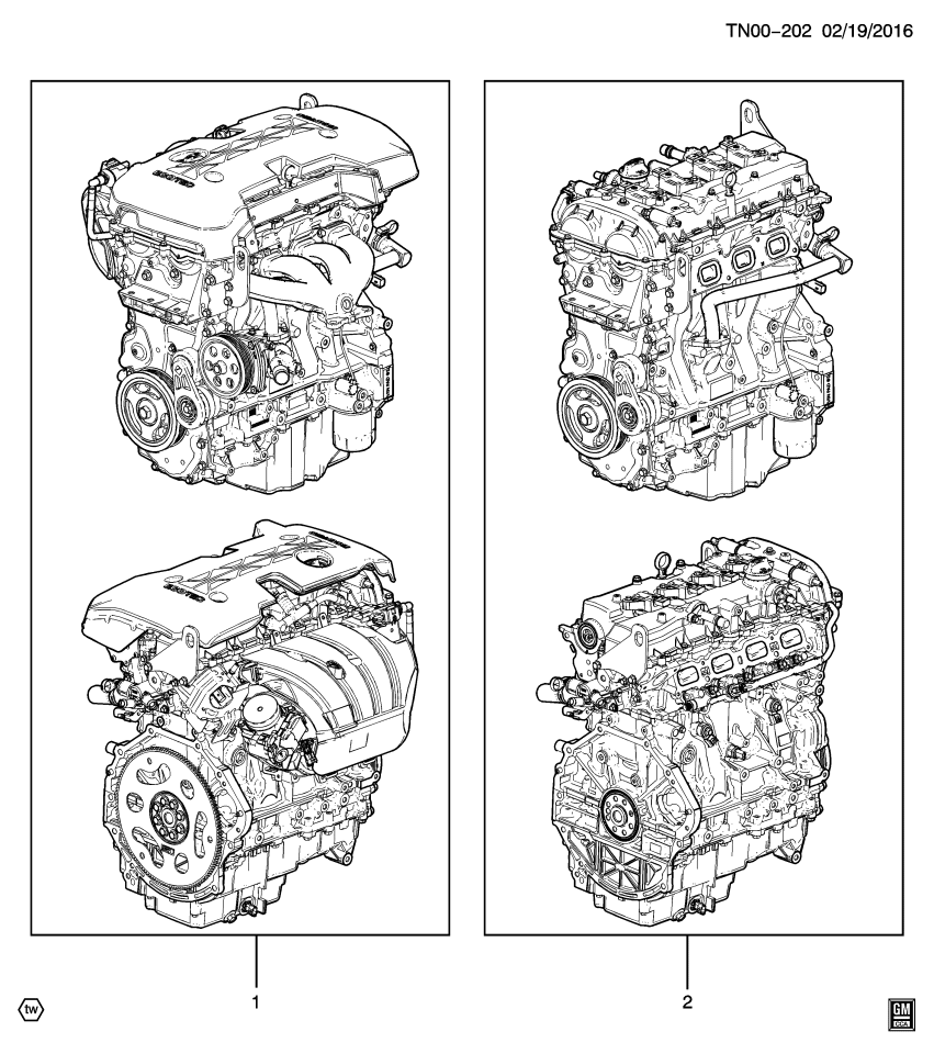 GM 12675961 Engine Assembly, Gasoline (Service)