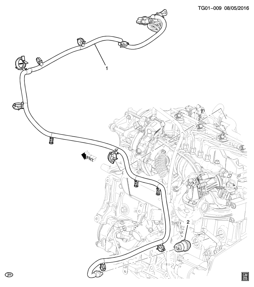 GM 84318624 Cord Assembly, Eng Cool Htr