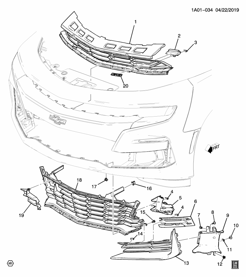 GM 84215541 Cover, Front Grl Opg
