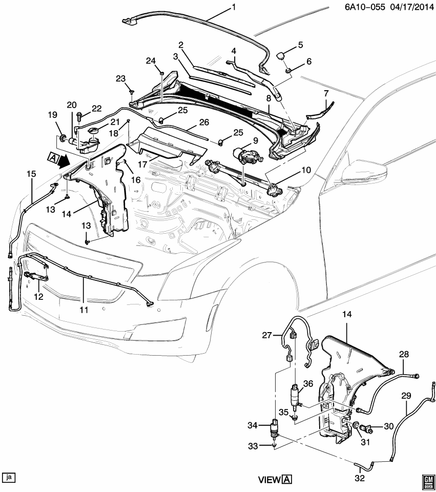 GM 22753902 Hose, Headlamp Washer
