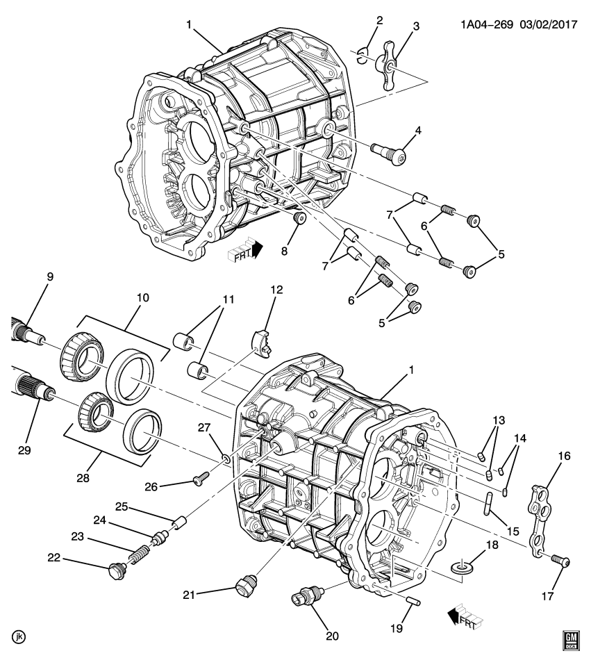 GM 19299233 Retainer,Manual Transmission Shift Lever (Inverter)
