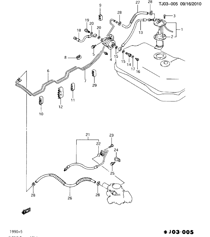 GM 30004970 Hose, Fuel(Filter Outlet) (On Esn)