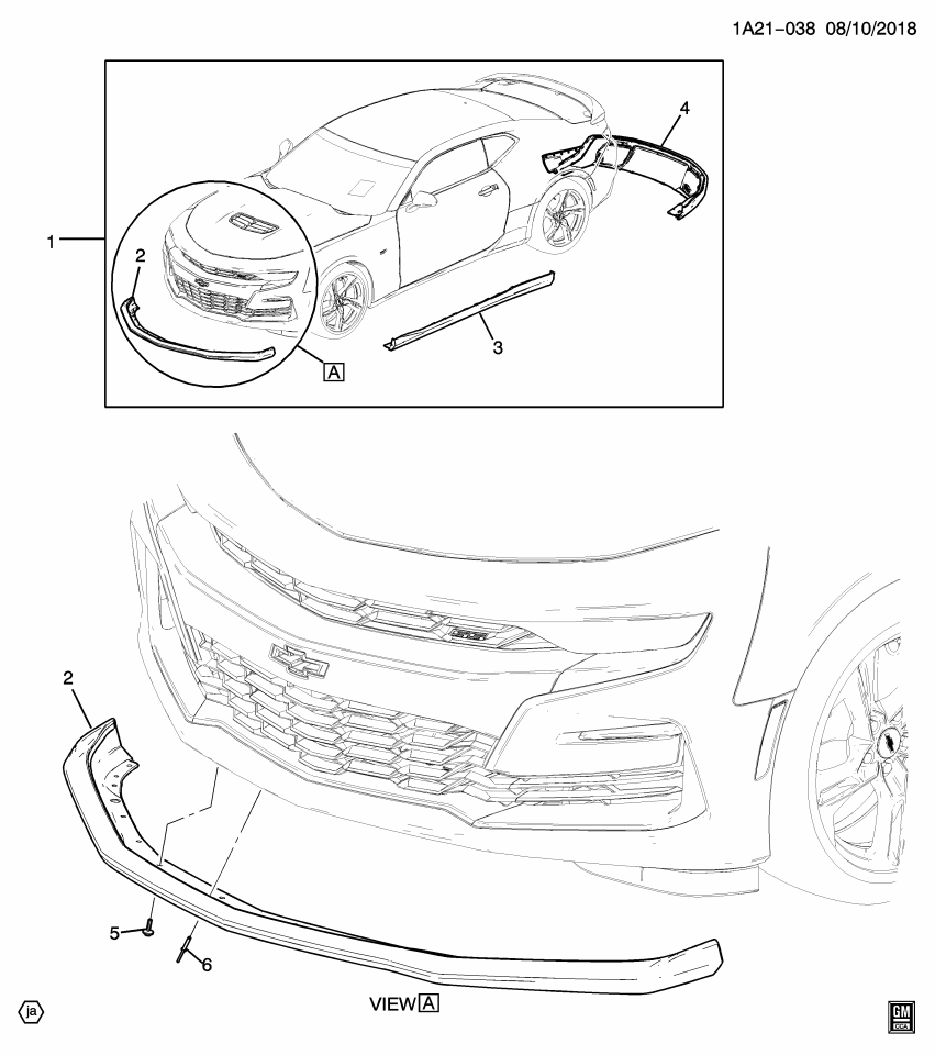 GM 84015370 Trim Pkg, Body Accessory (BLACK)(Instat)