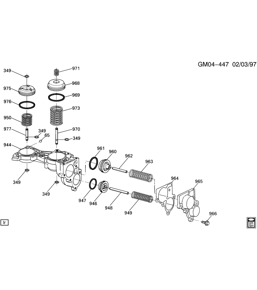 GM 24227967 Conversion Kit,Fwd Clutch Feel (Accumulator Asm)