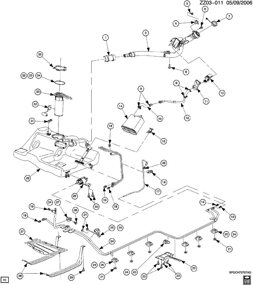 GM 21015152 Fuel Pump Kit
