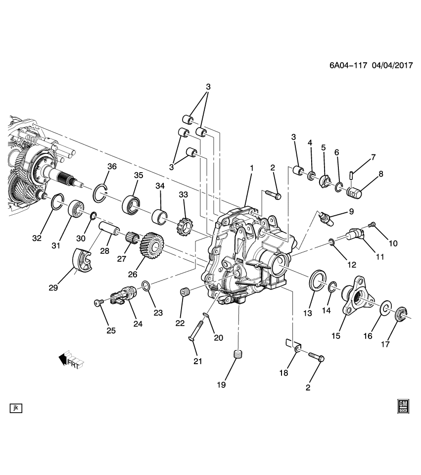 GM 19299723 Gear,Rev Idler